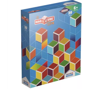 Geomag MagiCube GM120 magneettiset rakennuspalikat, 30 osaa, monivärinen, neliö, unisex, lapset 1,5 vuodesta alkaen
