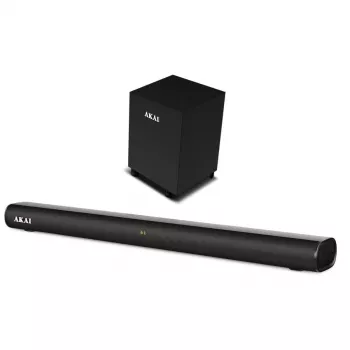 AKAI soundbar ASB-20CSW 2.1 80W langaton subwoofer Bluetooth 5.0 HDMI ARC