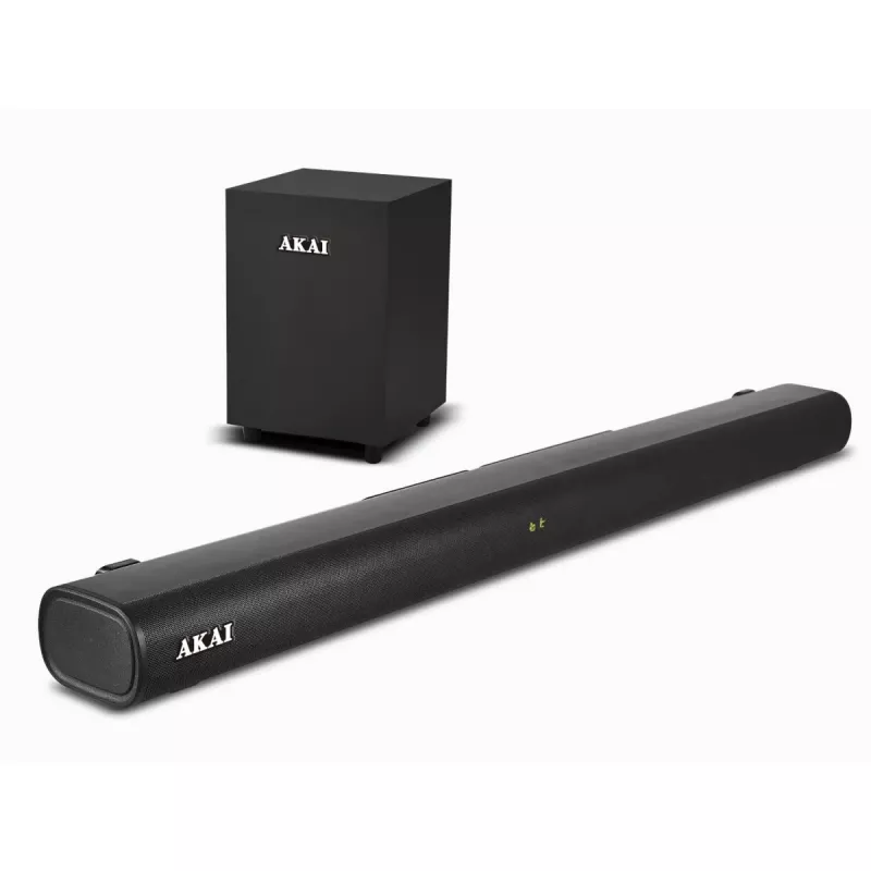 AKAI soundbar ASB-20CSW 2.1 80W langaton subwoofer Bluetooth 5.0 HDMI ARC
