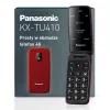 PANASONIC KX-TU410EXR simpukkamallinen matkapuhelin - punainen