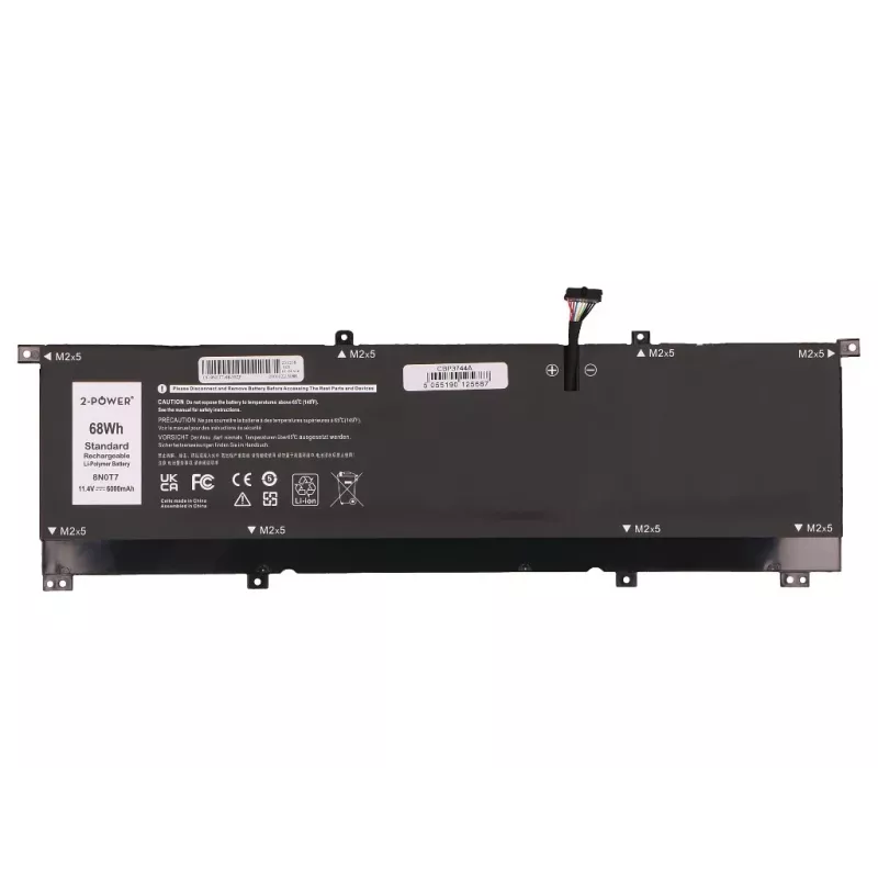 2-Power pääakku Dell XPS 15 9575 2-in-1 - 68 Wh
