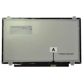 2-Power 14,0 tuuman HD kiiltävä kannettavan LCD-näyttö kiinnikkeillä - 1366x768 - 40-pin LVDS