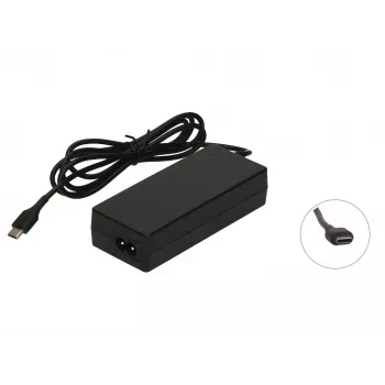 2-POWER PSA Parts CAA0744G 65W AC-virtalähde Lenovo Notebookille - musta