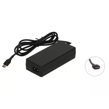 2-POWER PSA Parts CAA0744G 65W AC-virtalähde Lenovo Notebookille - musta