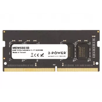 2-Power MEM5503B 8GB DDR4 2400MHz CL17 SODIMM kannettavan muisti