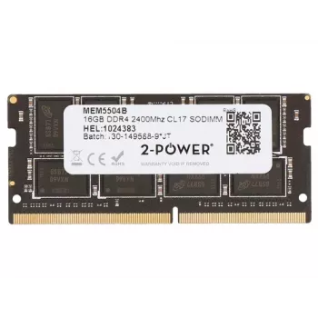2-POWER MEM5504B 16 GB DDR4 2400 MHz SODIMM kannettavan RAM-moduuli