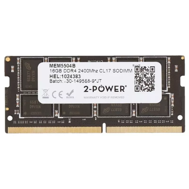 2-POWER MEM5504B 16 GB DDR4 2400 MHz SODIMM kannettavan RAM-moduuli