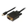 2-Power CAB0027A Mini DisplayPort - VGA-videosovitinkaapeli 1 m musta