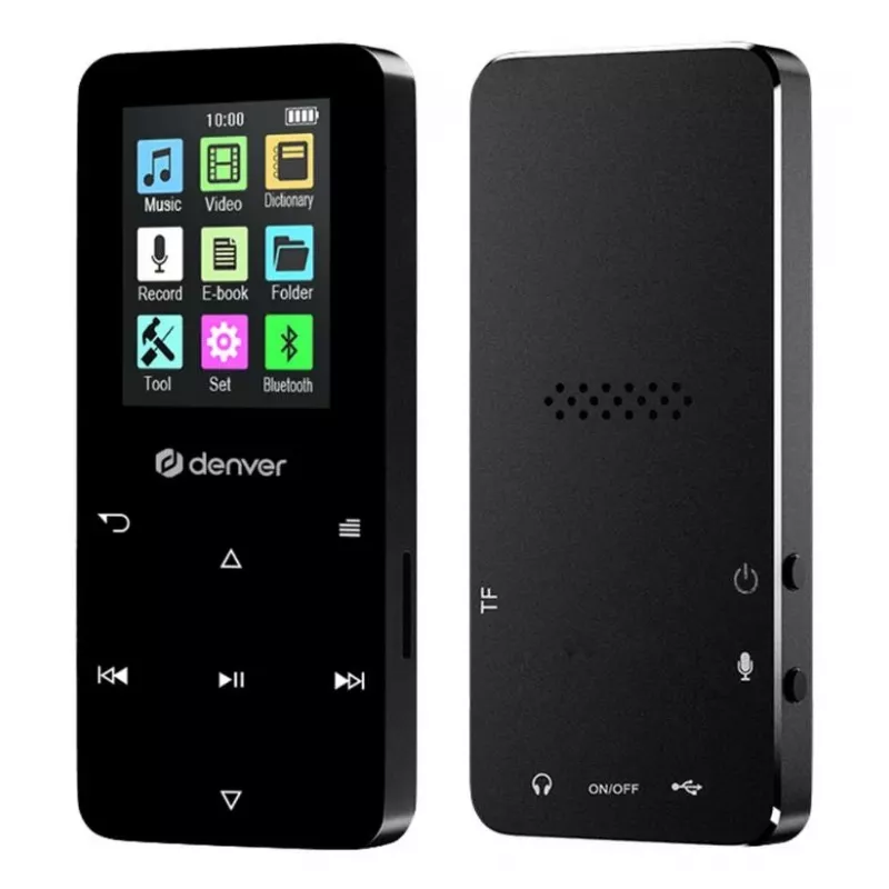 Denver MP-1830B Black MP4-soitin Bluetoothilla, 1,8 tuuman näyttö, 4GB, musta
