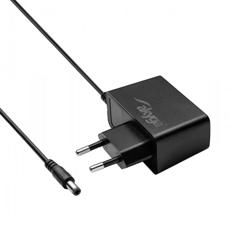 Akyga AK-PD-33 virtalähde ELZAB Jota / K10 / Mini E -kassakoneille, 12 V, 1 A, 12 W, 5,5 x 2,1 mm, 1,5 m