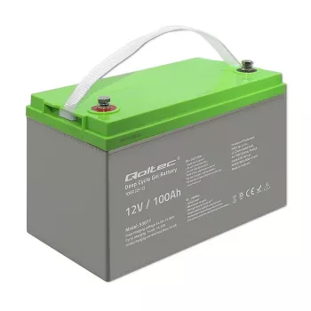 Qoltec 53077 UPS-akku suljettu lyijyakku (VRLA) 12V 100Ah