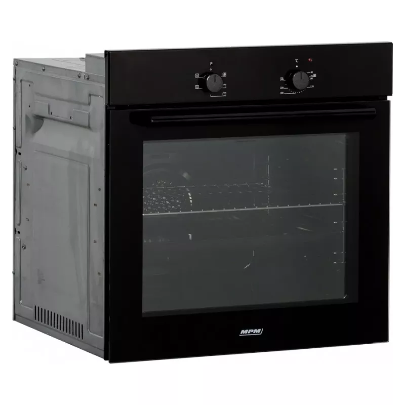 MPM MPM-63-BO-12T kalusteisiin asennettava sähköuuni 65L musta/ruostumaton teräs
