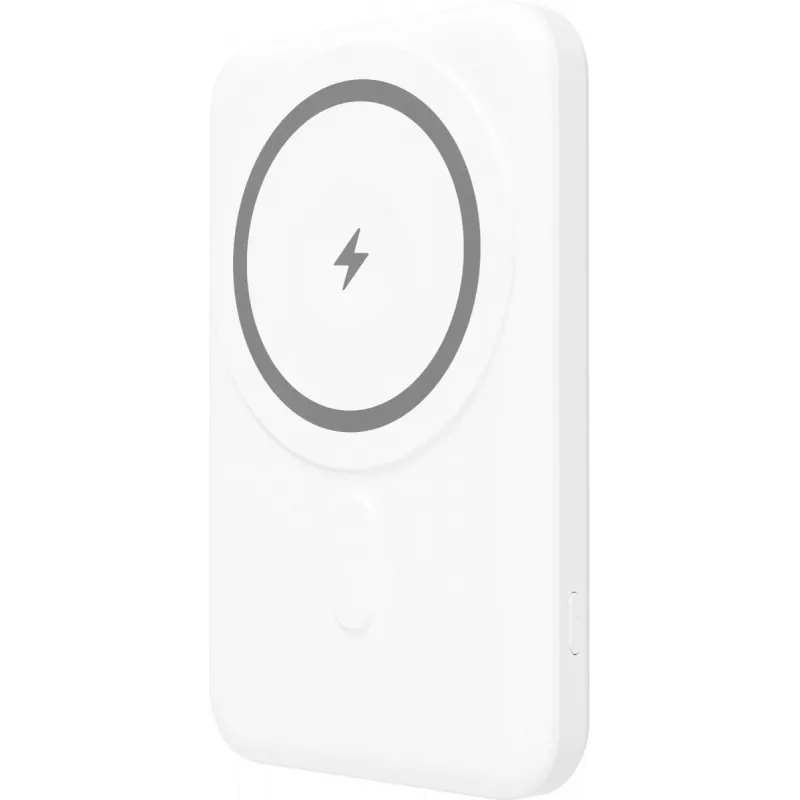YENKEE Power Bank 501 WH SILIC 5000mAh MagSafe PD 20W valkoinen