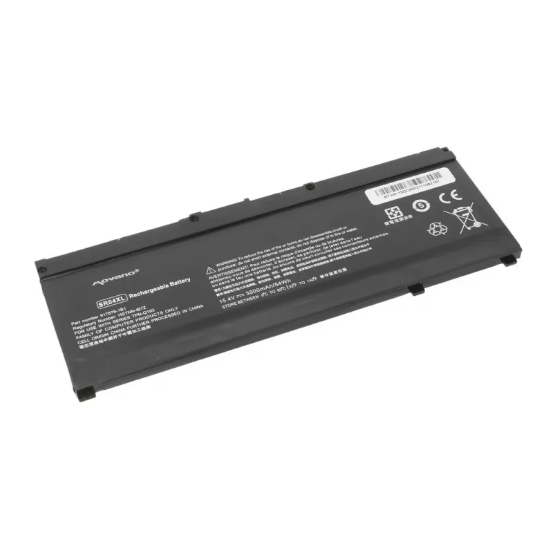 MITSU akku SR04XL TPN-C133 HP Omen 15-DC 15-CE - 3500 mAh (54 Wh)