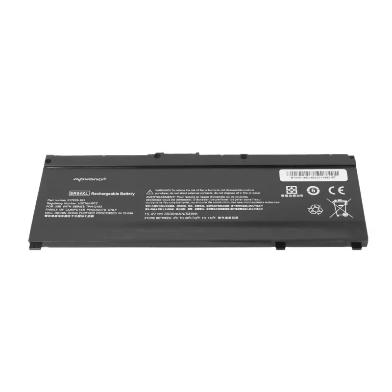 MITSU akku SR04XL TPN-C133 HP Omen 15-DC 15-CE - 3500 mAh (54 Wh)