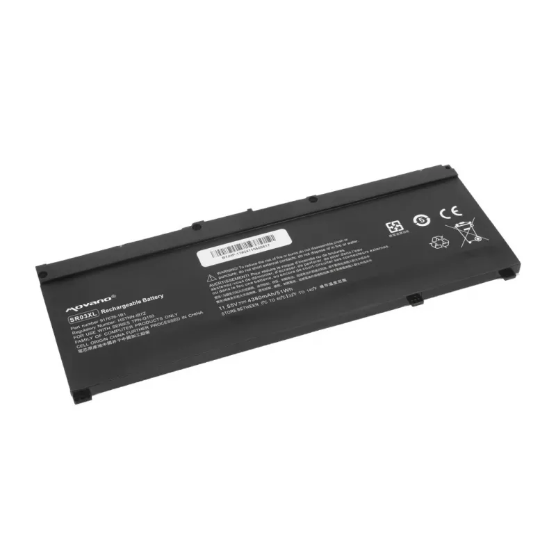 MITSU akku SR03XL HP Gaming 15 17 Omen 15-DC - 4380 mAh (51 Wh)