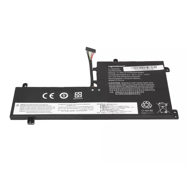 MITSU akku L17C3PG2 Lenovo Legion Y530 Y730 Y7000 - 4750 mAh (55 Wh)
