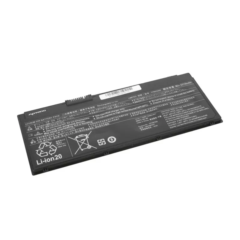 MITSU akku FPB0338S Fujitsu LifeBook U758 - 3490 mAh (50 Wh)