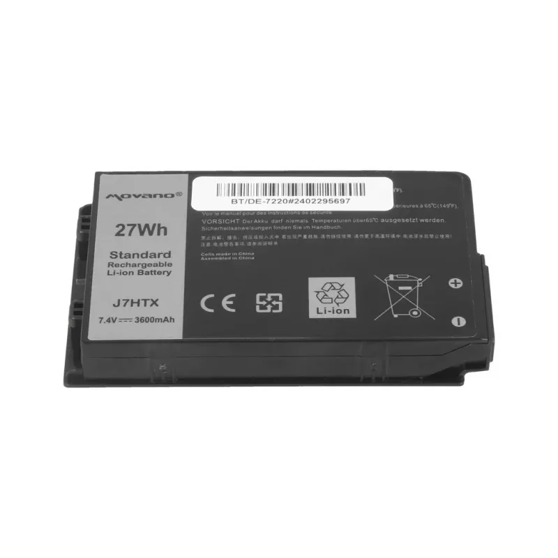 MOVANO akku J7HTX Dell Latitude 12 Rugged 7202 7212 7220 Tablet - 3600 mAh (27 Wh)