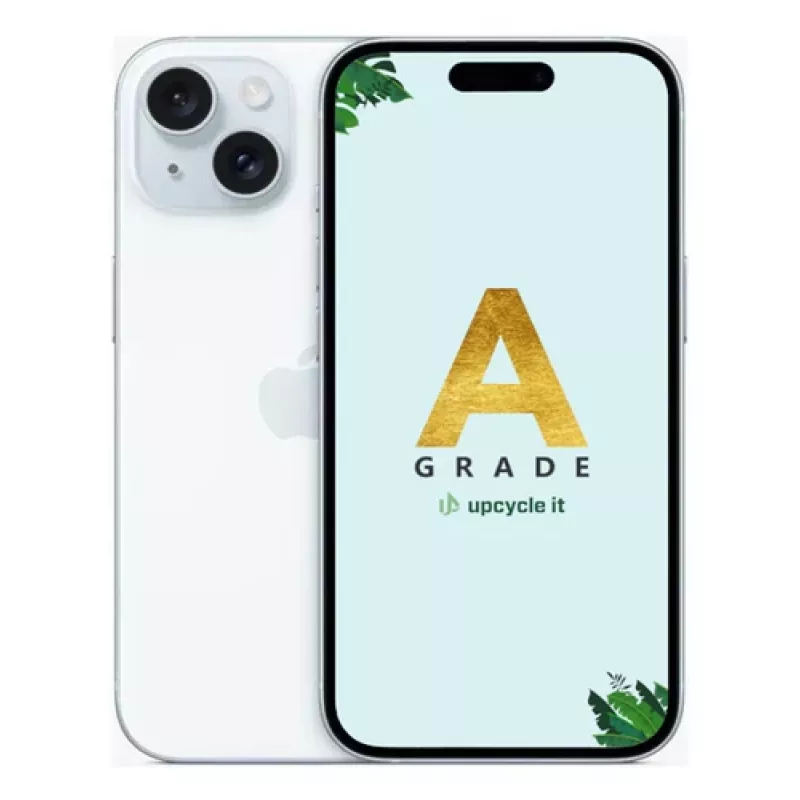 UPCYCLE IT Apple iPhone 15 128GB musta kunnostettu luokka A