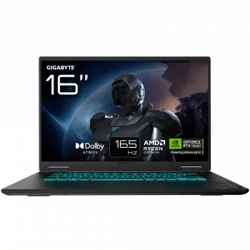 Gigabyte GAMING A16 3WHK3EEC94SH 16 tuuman QHD+ AMD Ryzen 7 260 16GB 1TB SSD RTX 5070 Windows 11 Home englanninkielinen näppäimistö 2 vuoden takuu