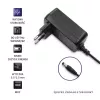 Qoltec pistokelaturi 30W 15V 2A 5,5x2,5mm musta