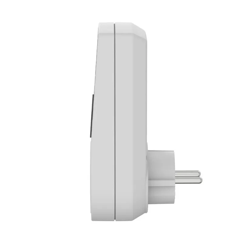 SAVIO AE-03 digitaalinen ajastin LCD-näytöllä, 10 ohjelmaa, 16A, Schuko-pistoke, valkoinen