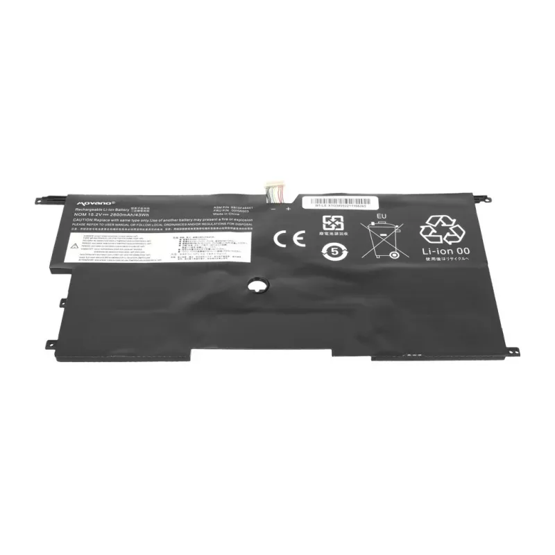 MOVANO akku Lenovo ThinkPad X1 Carbon Gen 2/3 - 2800 mAh (43 Wh)