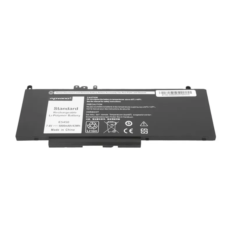 MOVANO akku G5M10 WYJC2 8V5GX Dell E5450 E5550 7,4V - 5800 mAh (43 Wh)