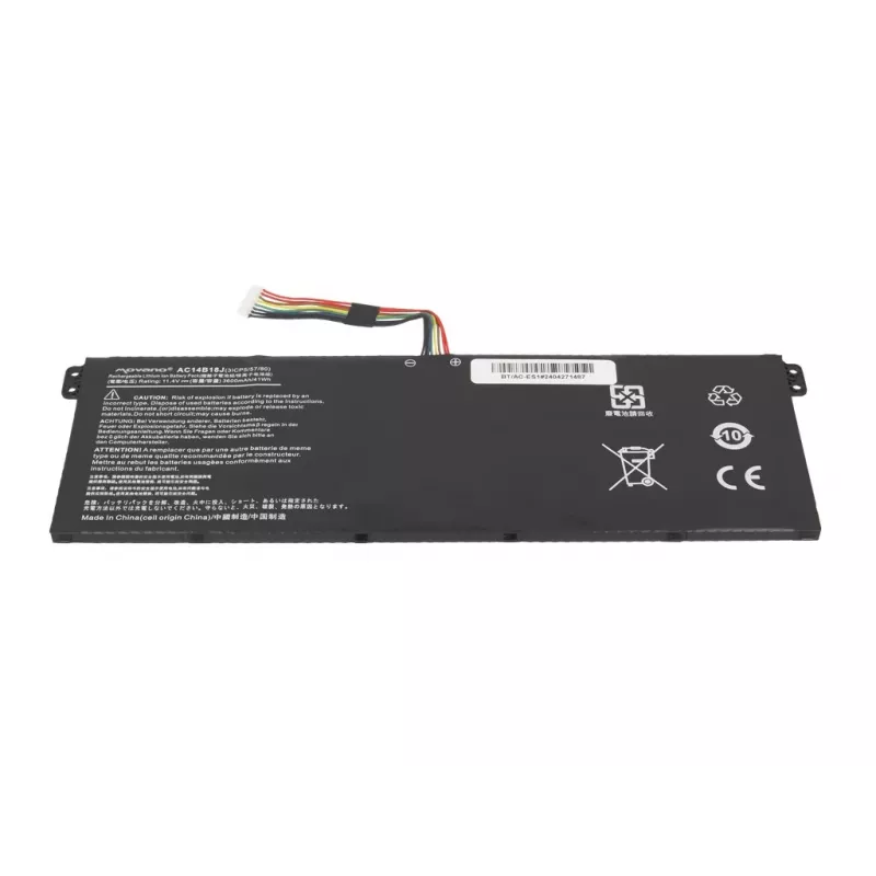 MITSU akku AC14B13J AC14B18J Acer Aspire ES1 V3 - 3600 mAh (41 Wh)