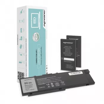 MOVANO akku MFKVP Dell Precision 15 7510 17 7710 - 7000 mAh (80 Wh)