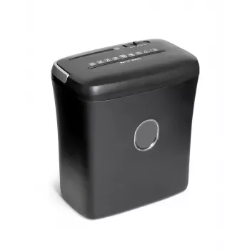 WALLNER XD1012 CD -paperisilppuri, ristileikkaus, 6 arkkia, 10 L, musta