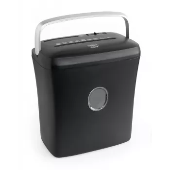 WALLNER XD1012 CD -paperisilppuri, ristileikkaus, 6 arkkia, 10 L, musta