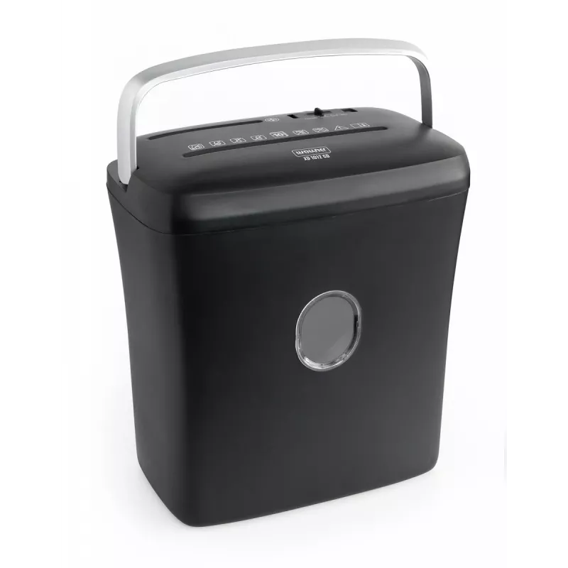 WALLNER XD1012 CD -paperisilppuri, ristileikkaus, 6 arkkia, 10 L, musta