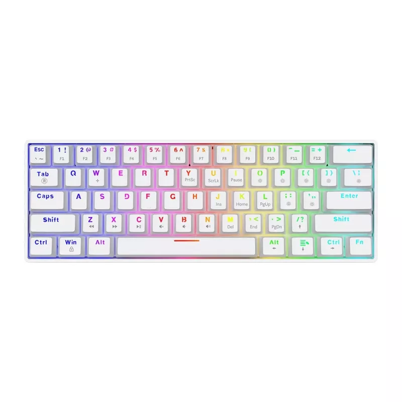 SAVIO Whiteout X2 Outemu Peach Silent mekaaninen näppäimistö