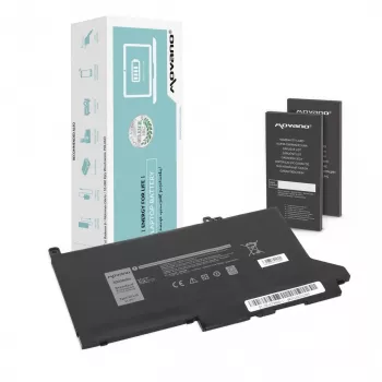 MOVANO akku DJ1J0 C27RW Dell Latitude 7280 7290 7380 7390 7480 7490 - 11,4V - 3000 mAh (34 Wh)