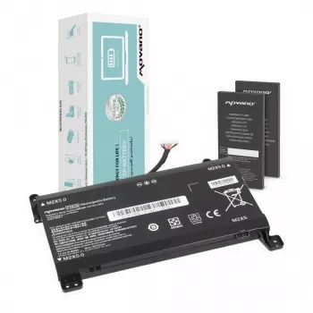 MOVANO akku FM08 TPN-Q195 HP Omen 17-AN 12-Pin - 5973 mAh (86 Wh)