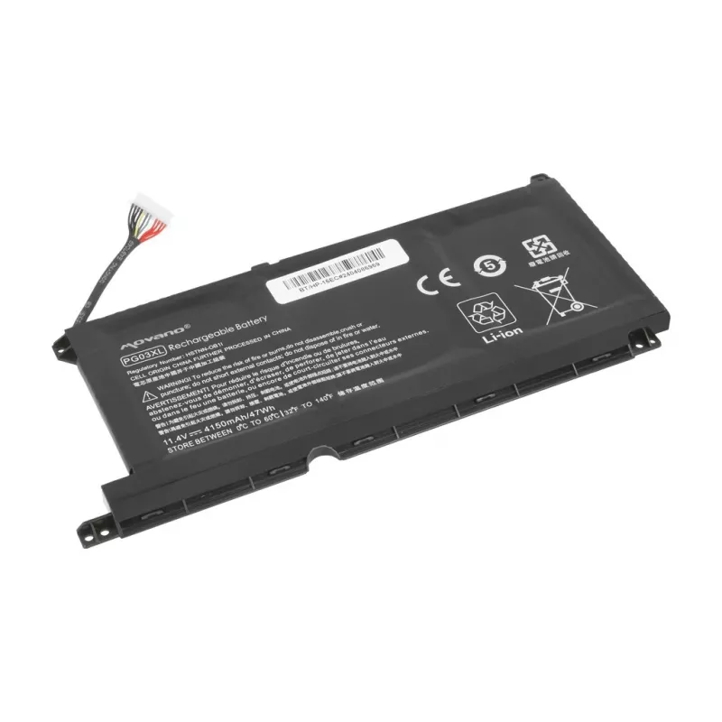 MOVANO akku PG03XL HP 15-DH 15-EC 15-DK 16-A - 4150 mAh (47 Wh)