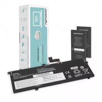 MOVANO akku L18C6PD1 L18M6PD1 Lenovo ThinkPad X13 X390 X395 - 4220 mAh (48 Wh)