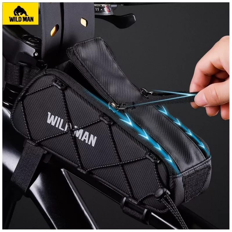 WILDMAN GX100 polkupyörän runkolaukku - musta