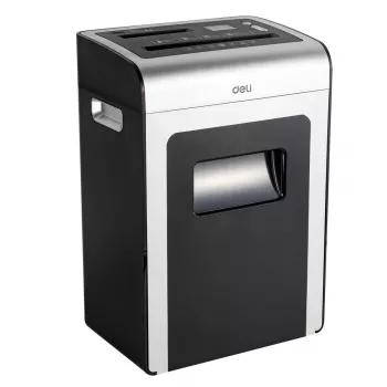 DELI E9917EU ristileikkaussilppuri, 10 arkkia, 20L, musta