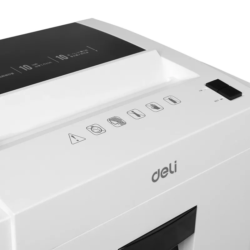 Deli E9952 ristileikkaussilppuri, 10 arkkia, 21L, musta