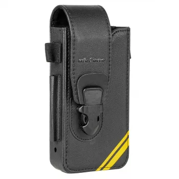 Ulefone Armor 26 Ultra Premium PU nahkainen Flip Wallet -kotelo korttipaikoilla ja jalustalla - musta