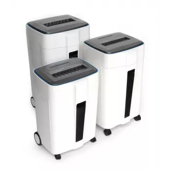 WALLNER asiakirjasilppuri HD-300 C4 ristileikkaus paperisilppuri, 8 arkkia, 15 L, musta