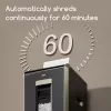 DELI ET089 ristileikkaussilppuri, 8 arkkia, 15L, musta