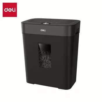 Deli ET023 ristileikkuri paperisilppuri, 10 arkkia, P-4 turvallisuus, 17L säiliö, musta