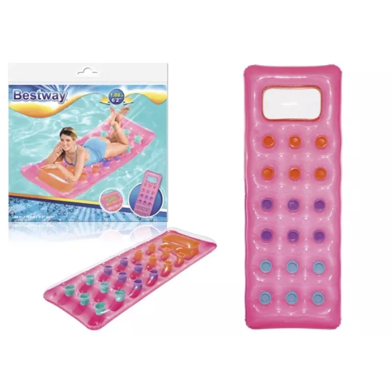 Bestway-ilmapatja pinkki 188 x 71 cm 43040