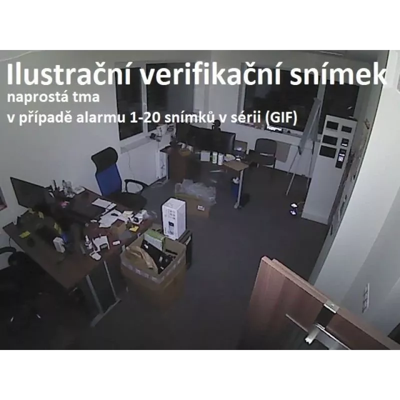 Hikvision DS-PDPC12PF-EG2-WE musta AX PRO PIR-kameratunnistin valkoisella valolla