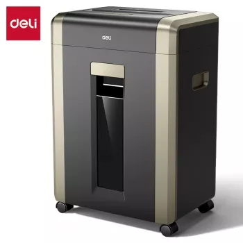 Deli ET099 ristileikkaussilppuri, 10 arkkia, 15L, P-4 turvallisuus
