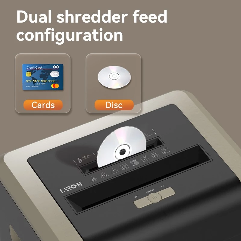 Deli ET099 ristileikkaussilppuri, 10 arkkia, 15L, P-4 turvallisuus
